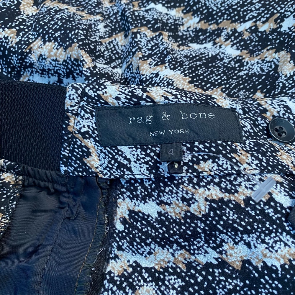 Rag & Bone Patterned Lightweight Jogger Pants – Size 4 - Picture 8 of 8